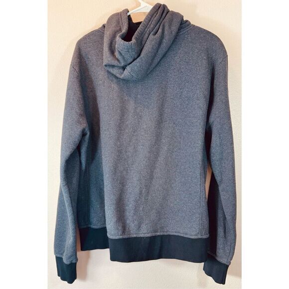 Pact Organic Zip Up Charcoal Fleece Hoodie Sweatshirt Charcoal Women's XL - Picture 3 of 9